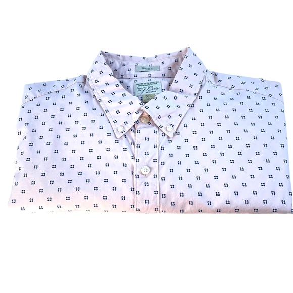 J. Crew "Secret Wash Shirting" Classic Fit Button Down Long Sleeve Pink Shirt XL - Picture 1 of 12